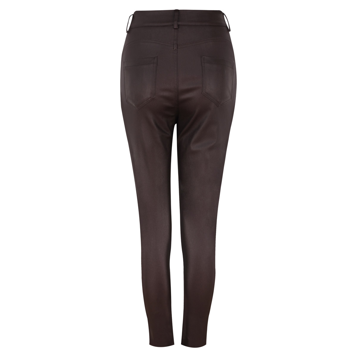 Pantal&oacute;n de Tiro Alto Efecto Tacto Piel para Mujer Junior image number null