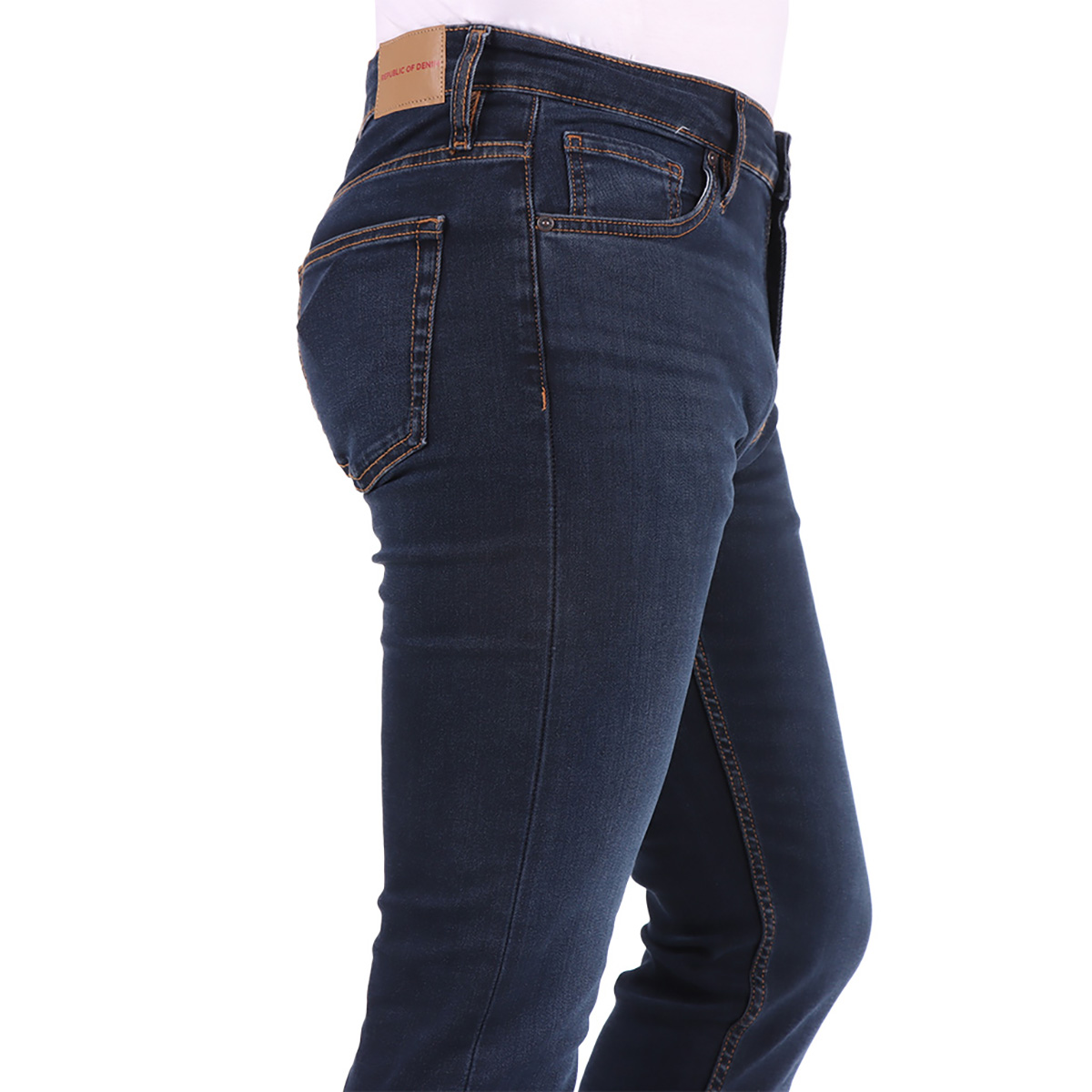 Jeans Slim Fit Deslavado Oscuro OVS para Hombre image number null