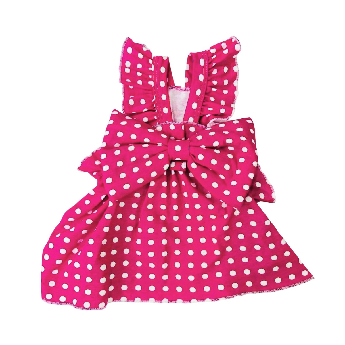 Vestido Fiusha Con Puntos Talla Chica Maypet image number null