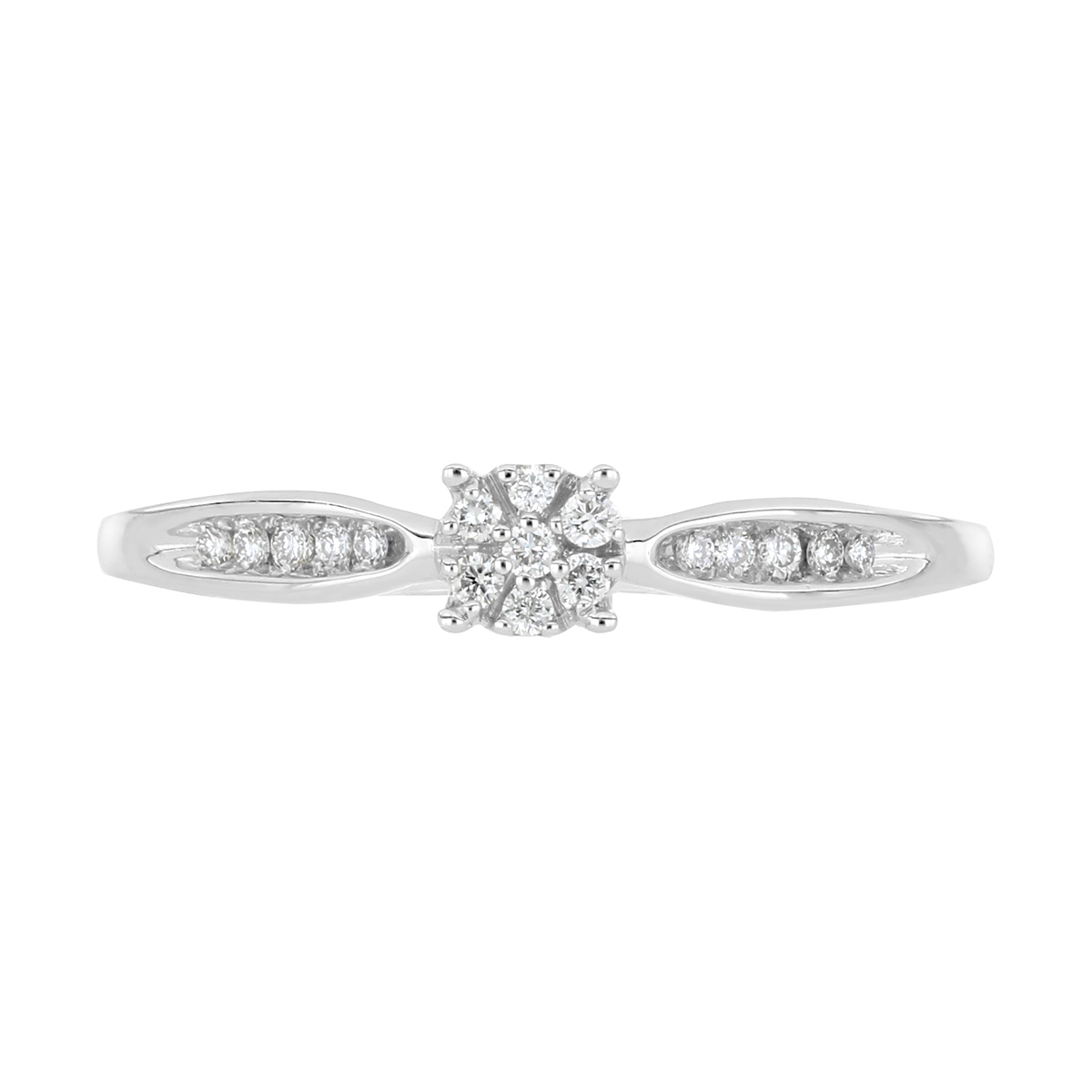 Solitario Oro 14K y 0.012 ct Diamante Romanza image number null