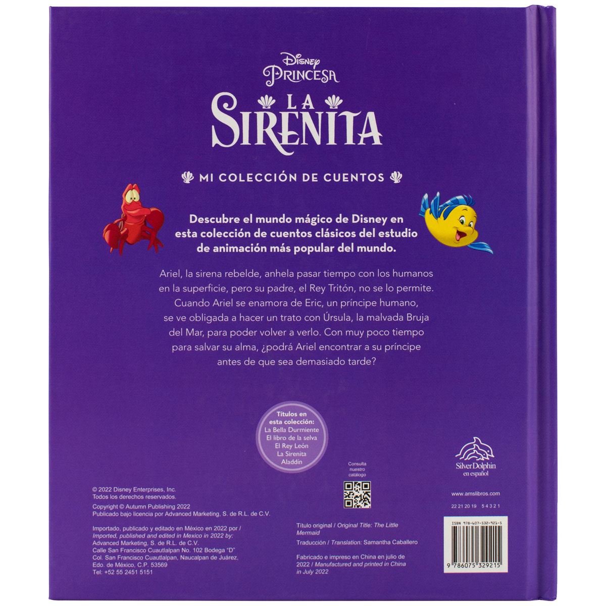 Mi Colecci&oacute;n De Cuentos Disney La Sirenita Silver Dolphin image number null