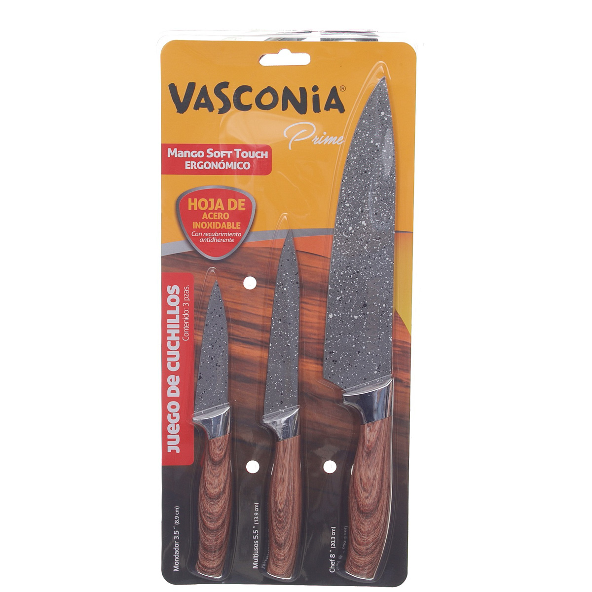 Set Cuchillos 3 Pz Prime Vasconia image number null