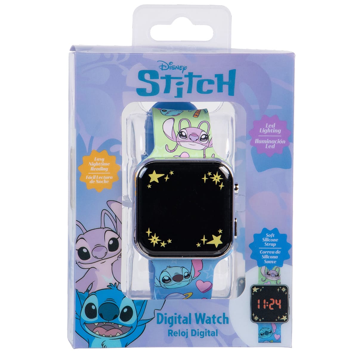 Reloj Digital Stitch Disney Infantil image number null