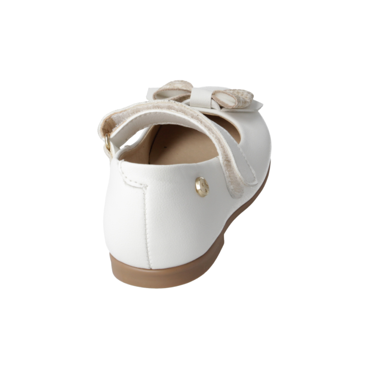 Balerina con Aplicaci&oacute;n Mo&ntilde;o Blanco Karsten Ajuste Velcro para Ni&ntilde;a image number null