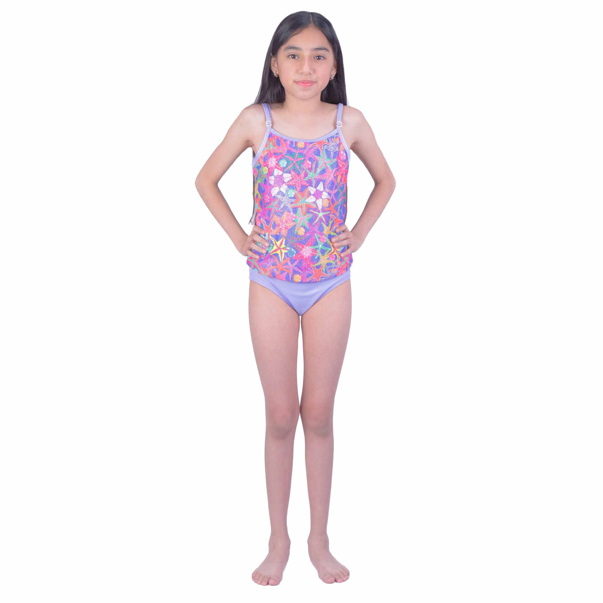 Tankini Flores Para NI&ntilde;a Mermaids image number null