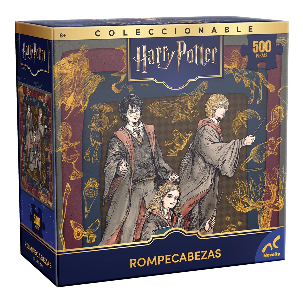 Rompecabezas Coleccionable Hologr&aacute;fico Harry Potter NOVELTY image number null