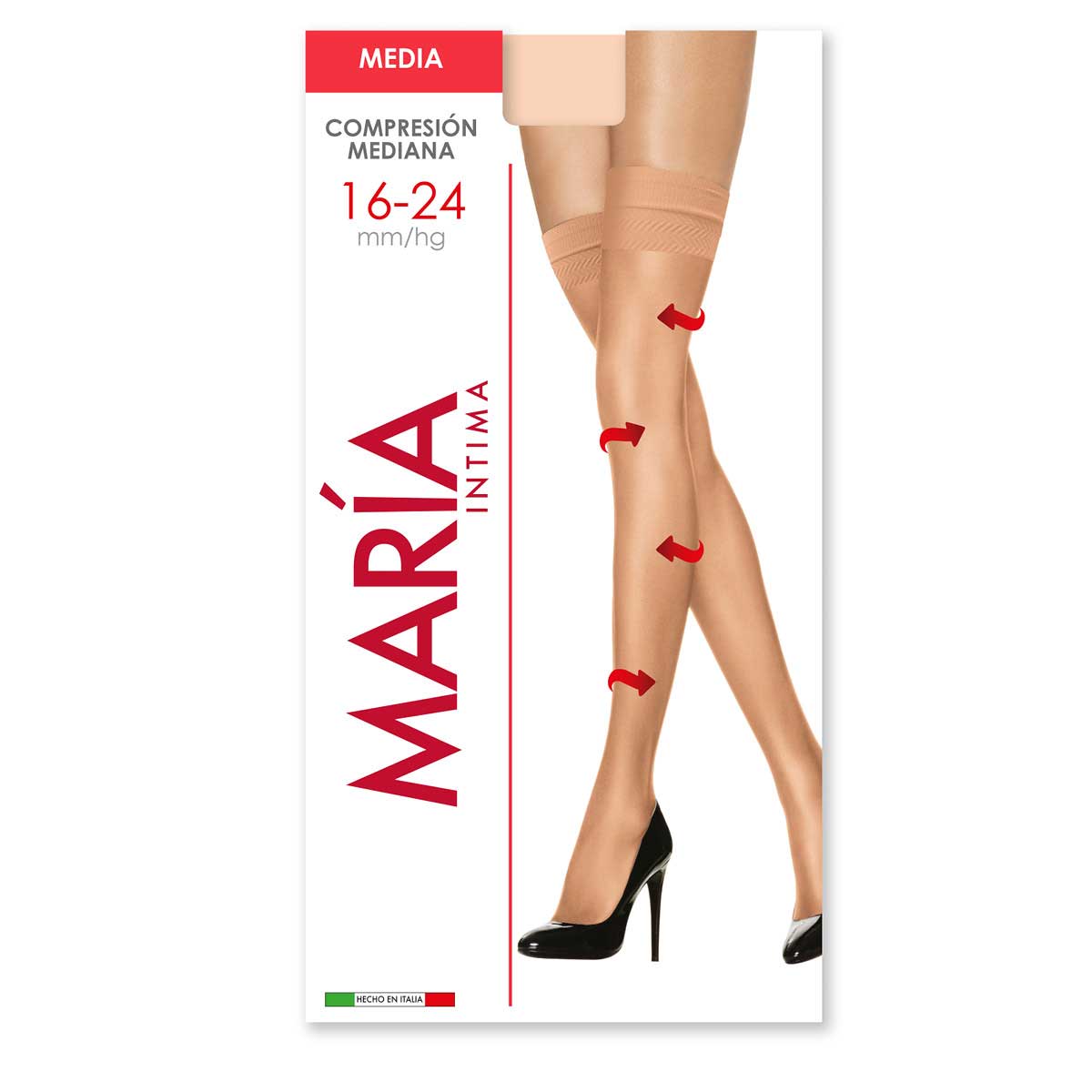 Media Compresi&oacute;n Mar&iacute;a Intima Mediana para Mujer image number null