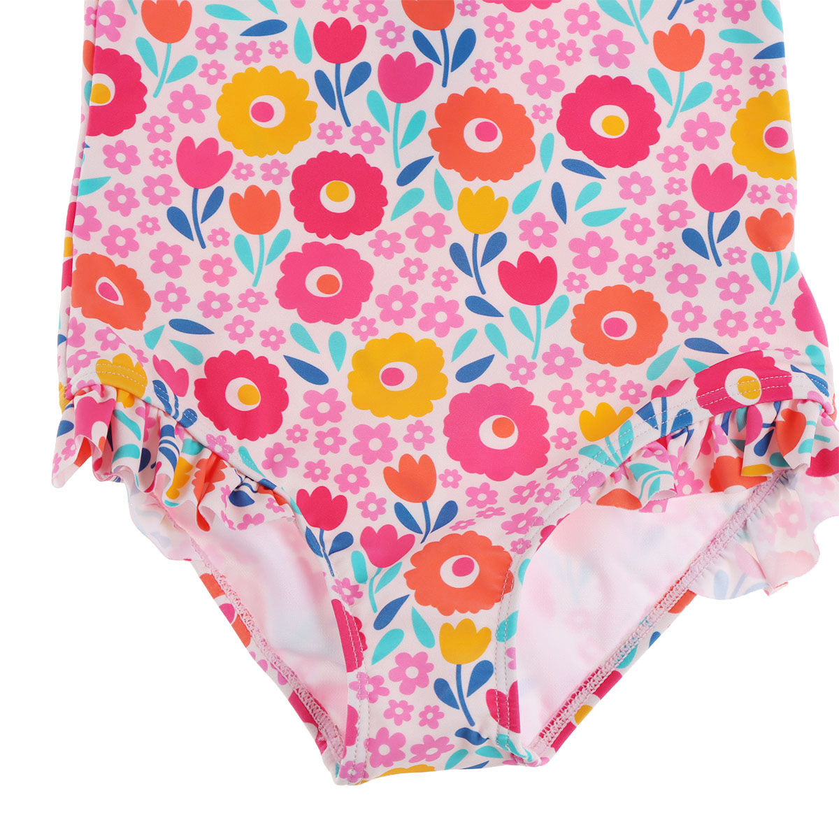 Traje de Ba&ntilde;o Floral con Olanes FUKKA para Beb&eacute; Ni&ntilde;a image number null