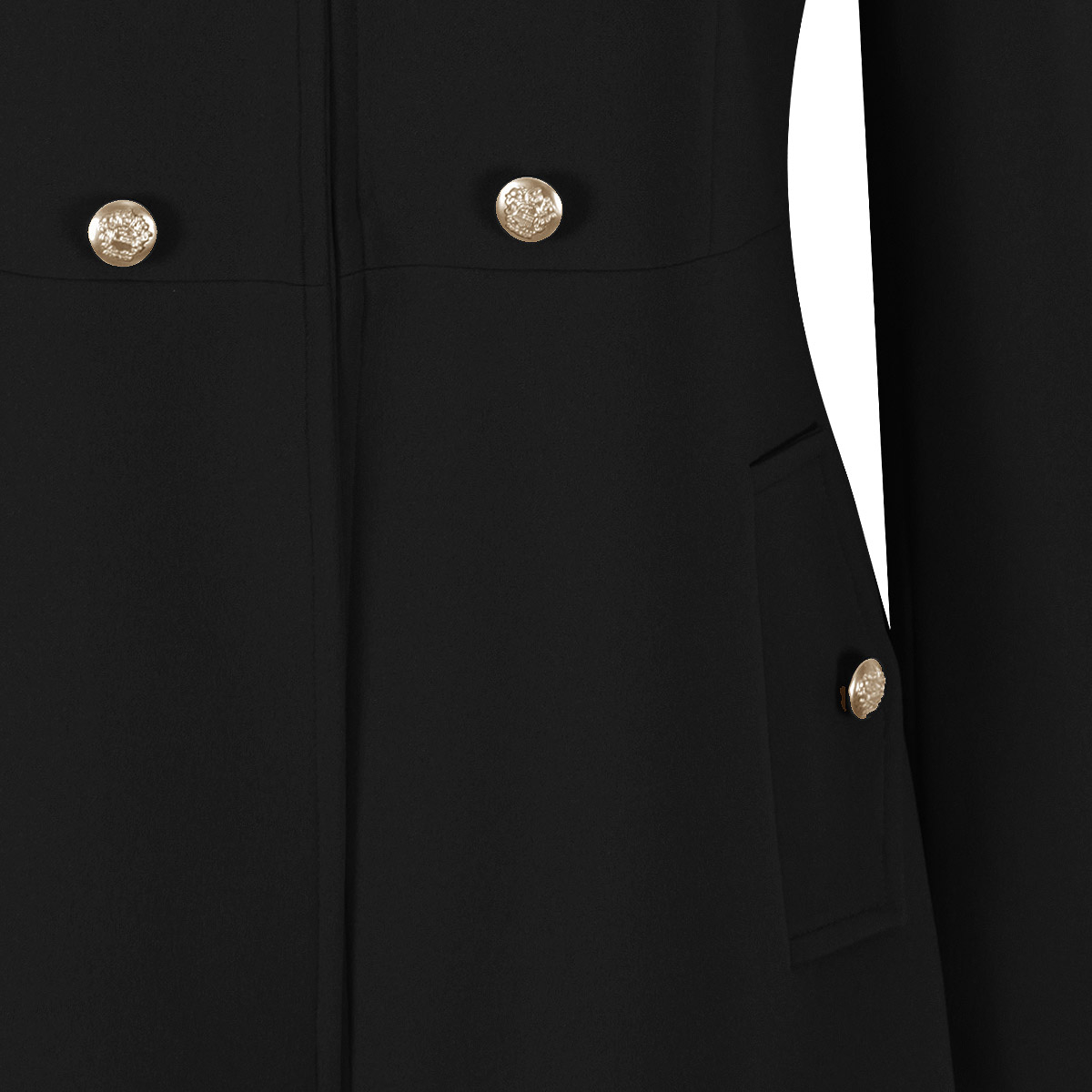Saco 3/4 con doble botonadura para Mujer Petite JUST BY BASEL image number null