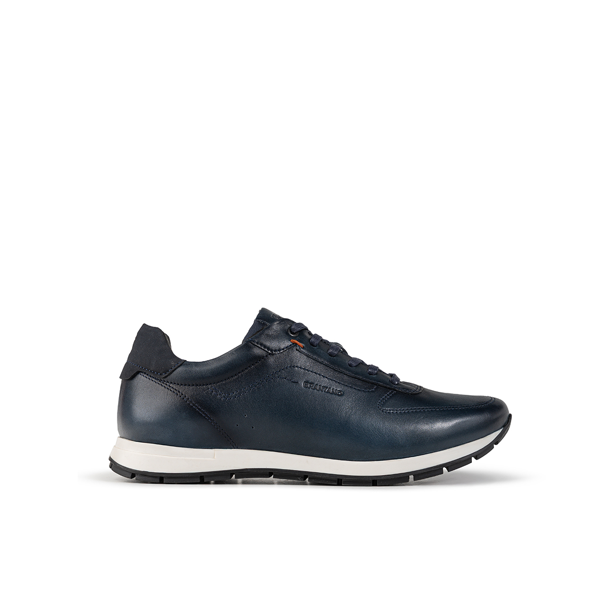 Tenis en Piel Para Hombre, Color Azul Brantano image number null