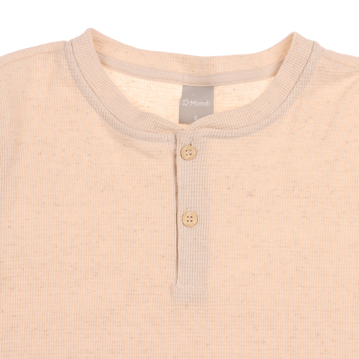 Conjunto 2 Piezas: Playera Cuello Henley Pantal&oacute;n Mundi para Ni&ntilde;o image number null