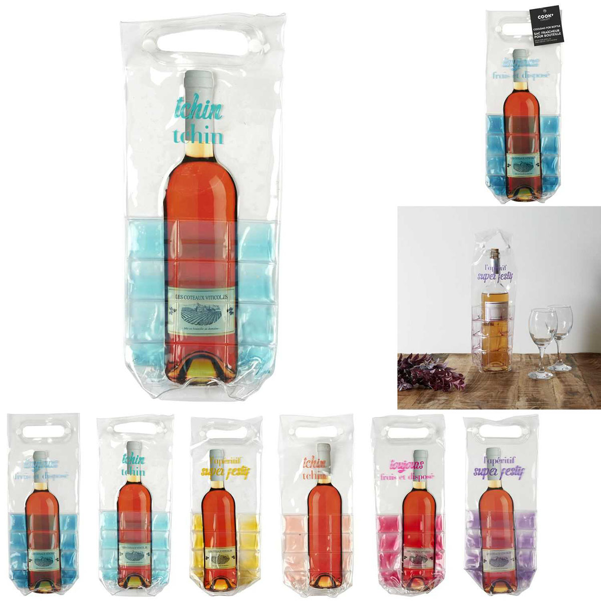 Bolsa Enfriadora de Botellas HOME DECO FACTORY image number null