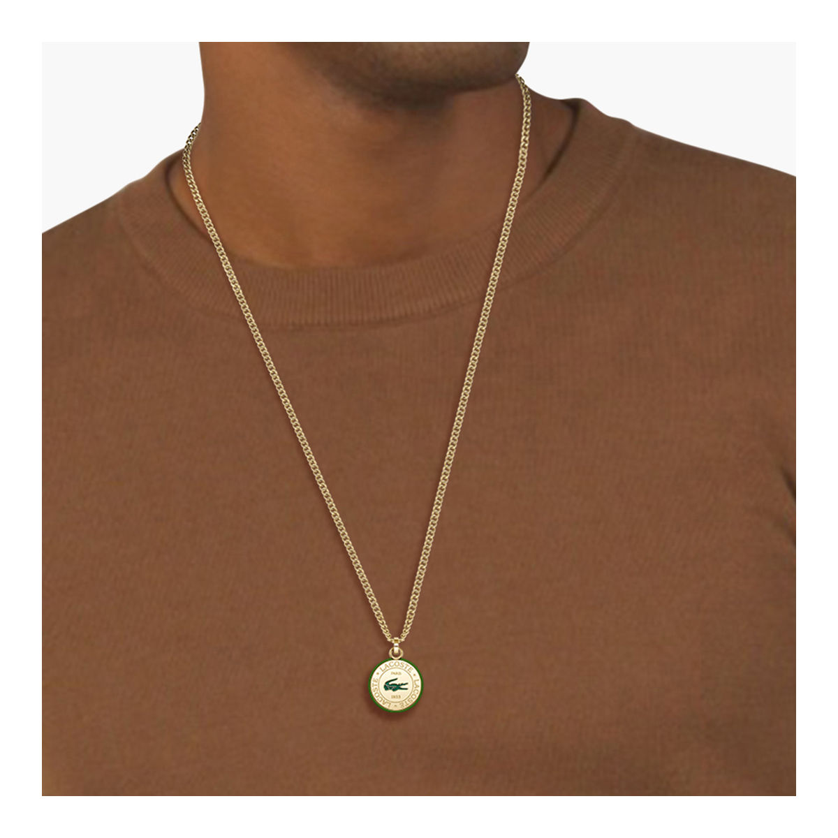 Collar Vigor Dije Acero para Hombre image number null