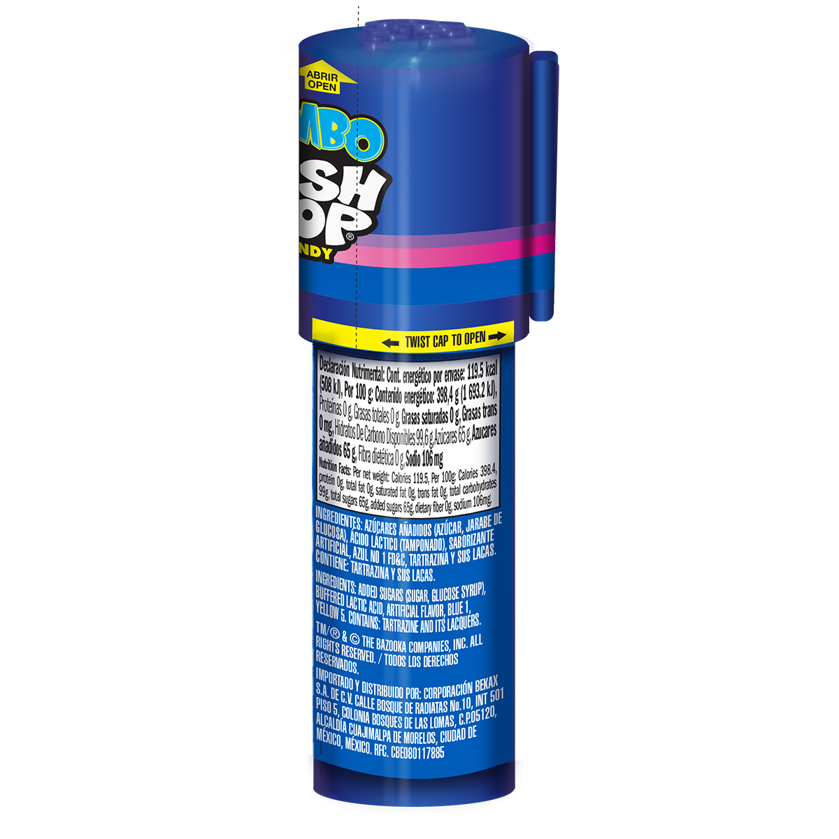 Bazooka Push Pop Jumbo 30g image number null