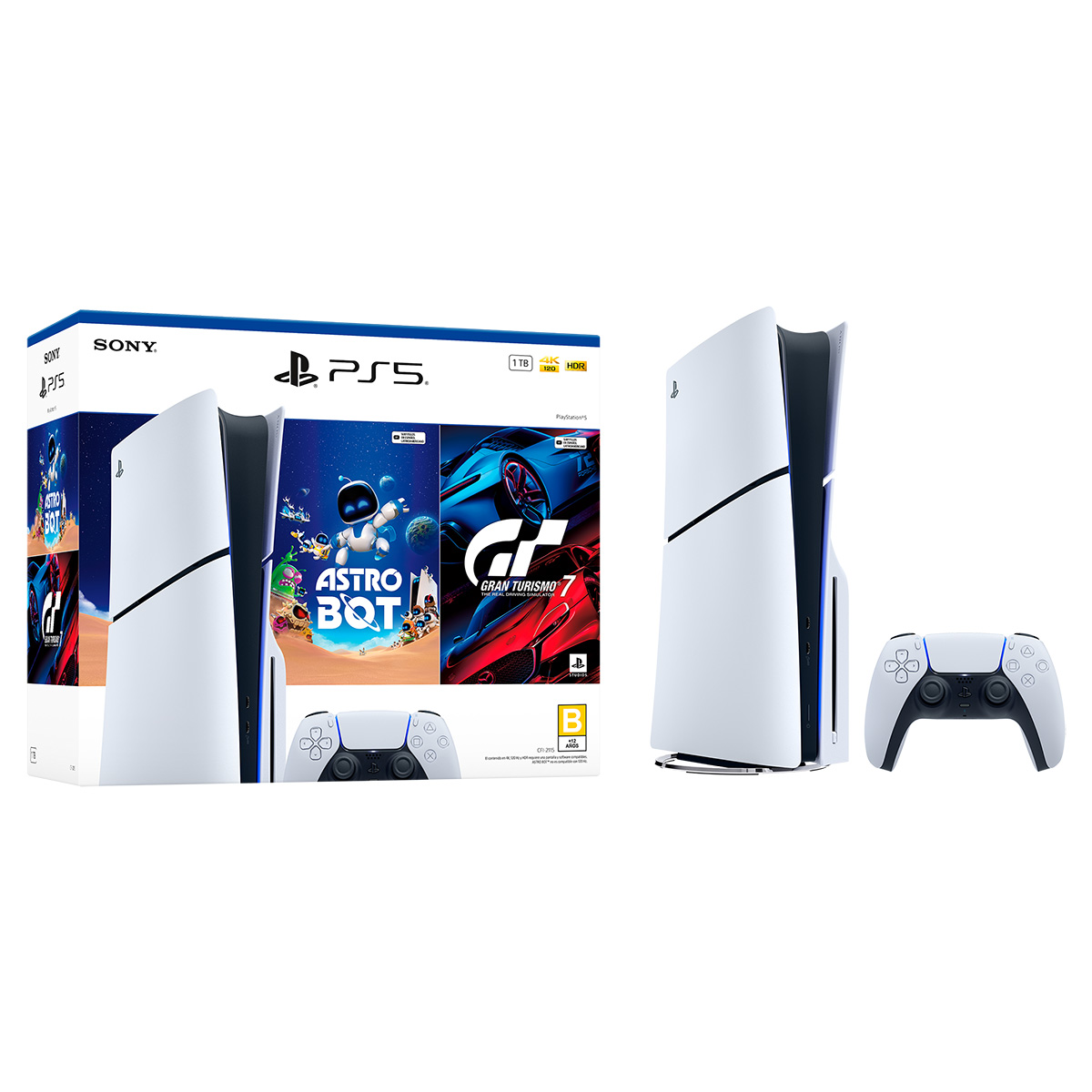 Kit Consola PlayStation&reg;5 de 1TB: ASTROBOT y Gran Turismo7 image number null