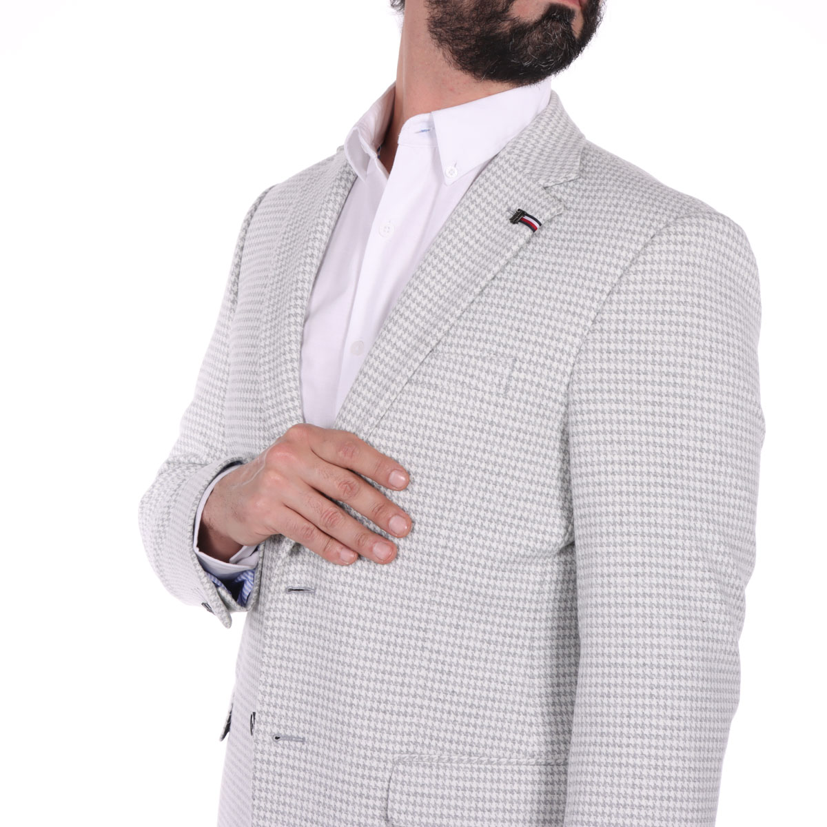 Saco de Cuadros Slim Fit Hombre Tommy Hilfiger image number null