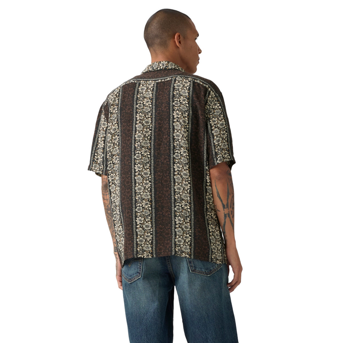 Levi's&reg; Camisa Cl&aacute;sica Camp Estampado Floral Regular Fit Manga Corta para Hombre image number null