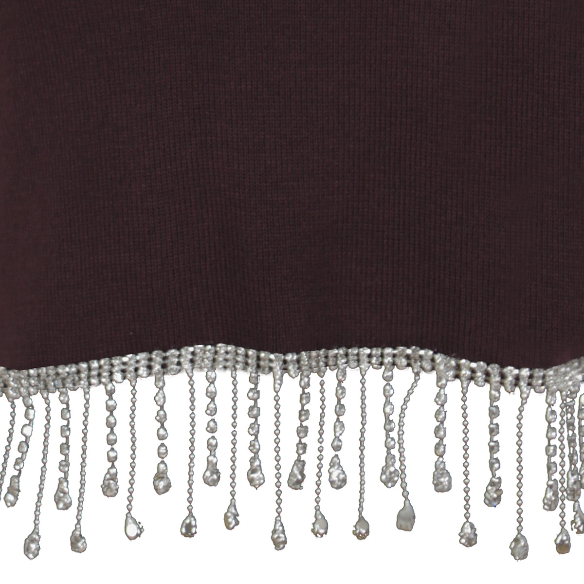 Blusa de punto con tiras de cristal para Mujer Petite JUST BY BASEL image number null