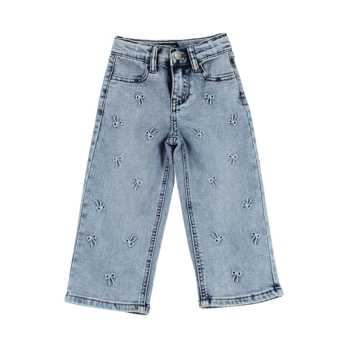 Jeans Mezclilla Bordada Mo&ntilde;os Jeanious Toddler Ni&ntilde;a image number null
