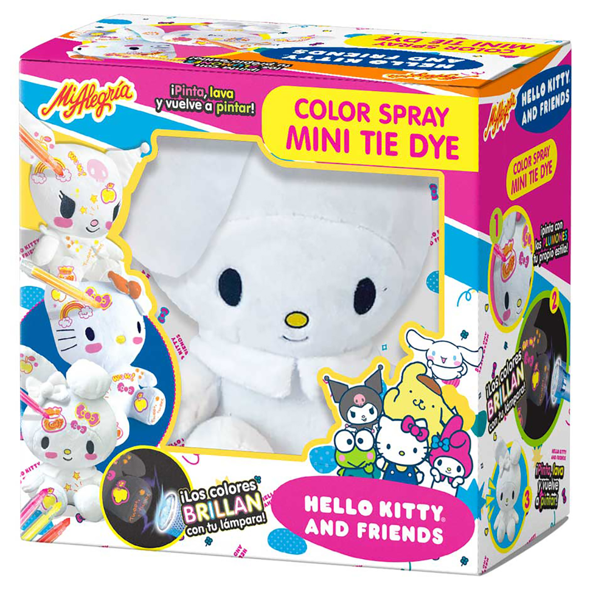 Peluche My Melody Mini Tie Day Color Spray Mi Alegr&iacute;a image number null