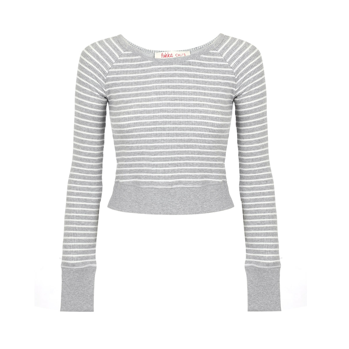 Playera Con Estampado De Rayas Fukka Para Mujer Junior image number null