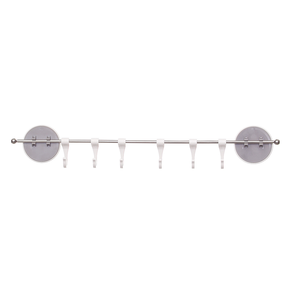 Rack Pared C/ganchos Moroni Blanco Y Gris ZENSE image number null