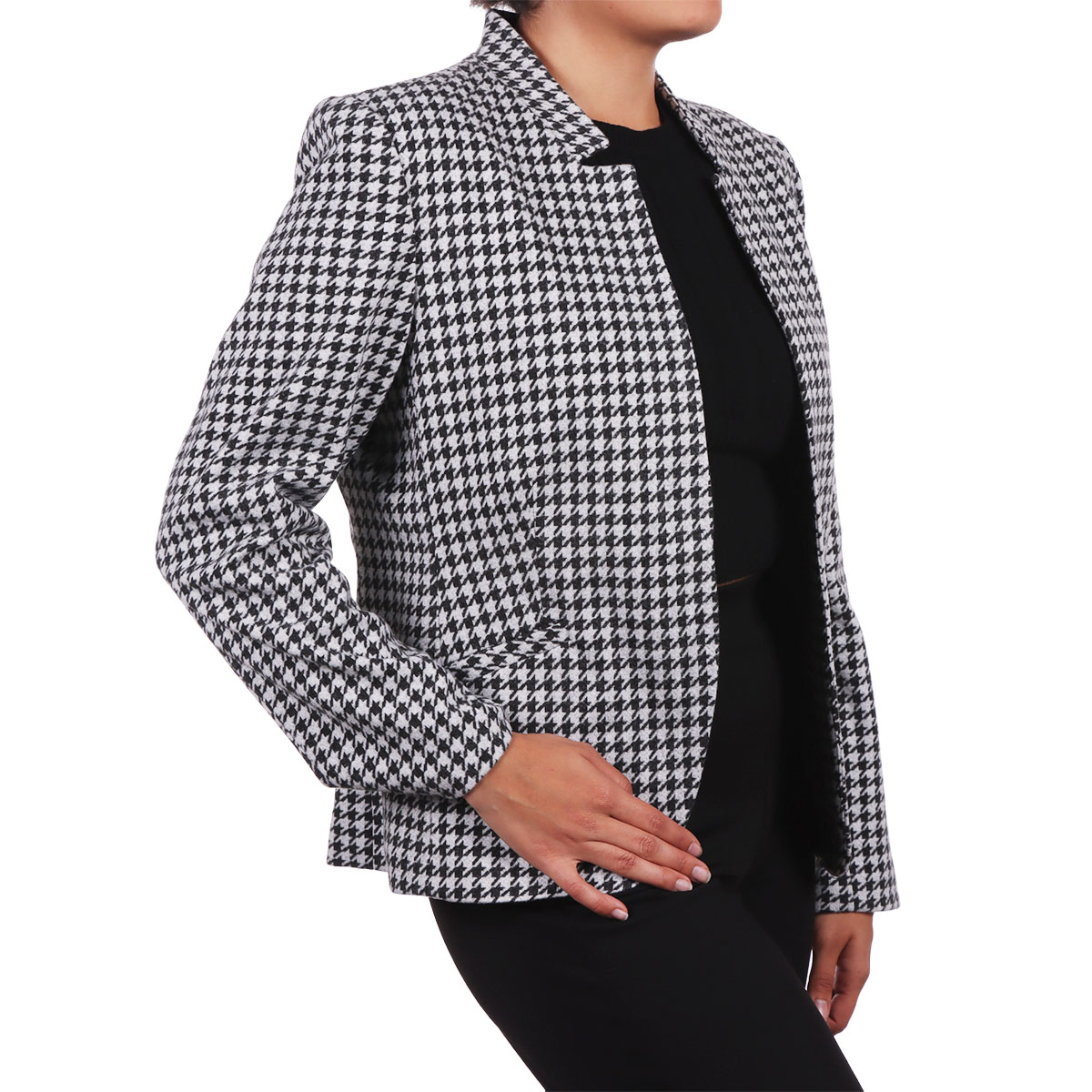 Saco Estampado Cl&aacute;sico Pata de Gallo Diva By Gamus Mujer image number null