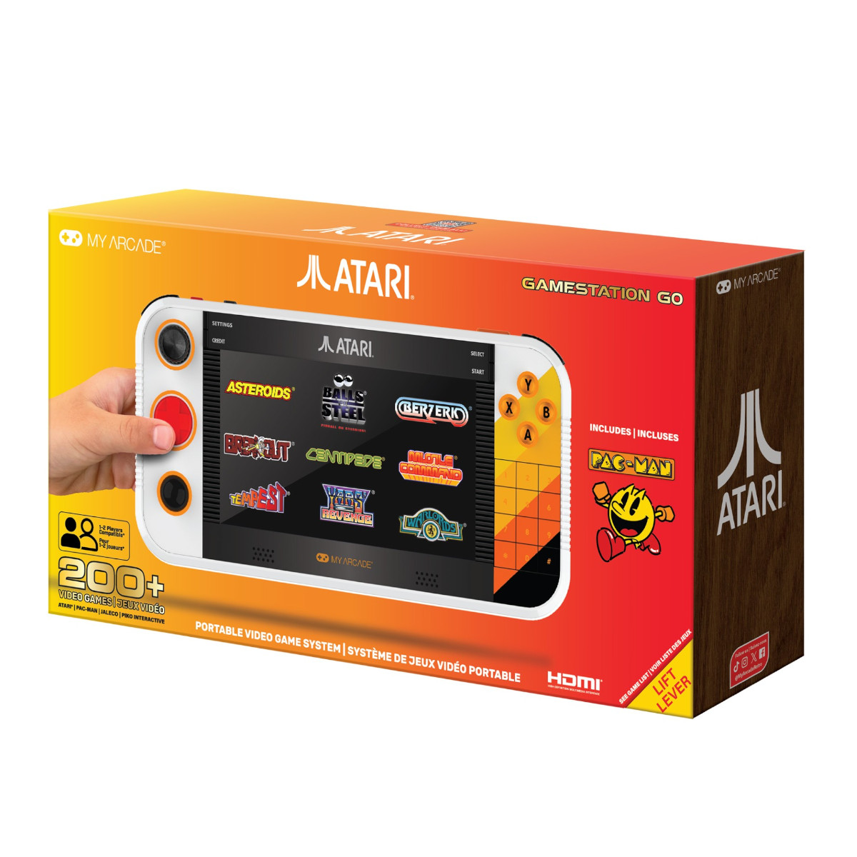 Consola Port&aacute;til Arcade Atari Gamestation Go image number null