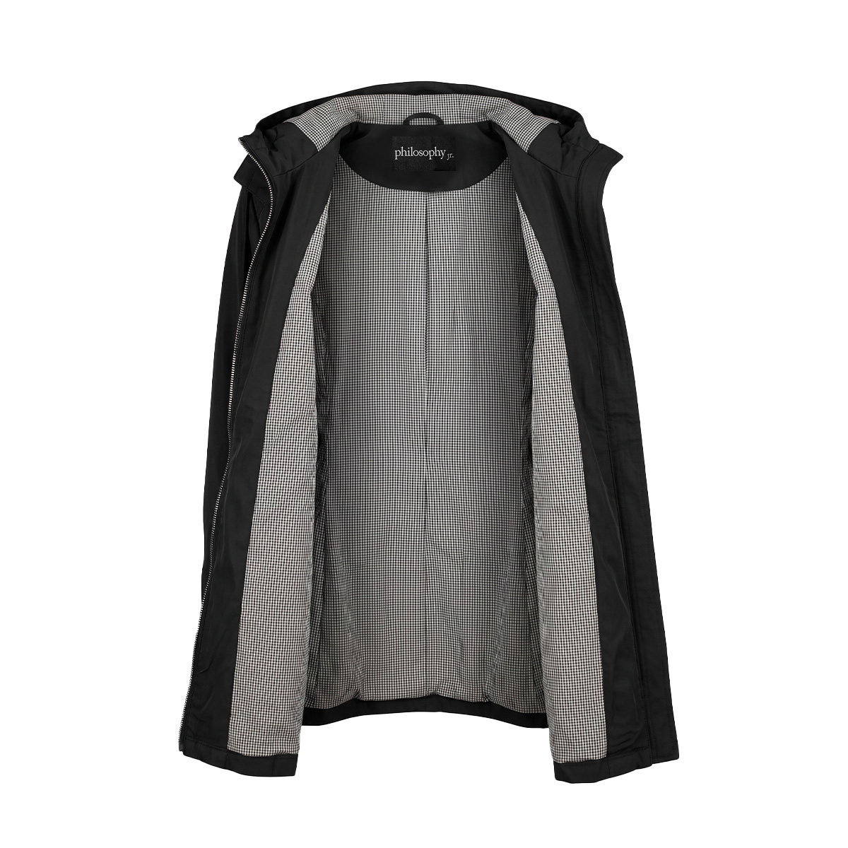 Gabardina Con Capucha Philososphy Para Mujer Junior image number null
