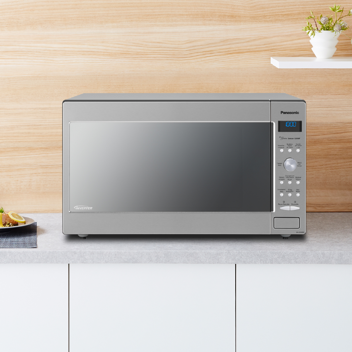 Horno De Microondas Panasonic 2.2 p3 NN-SD985SRPH image number null