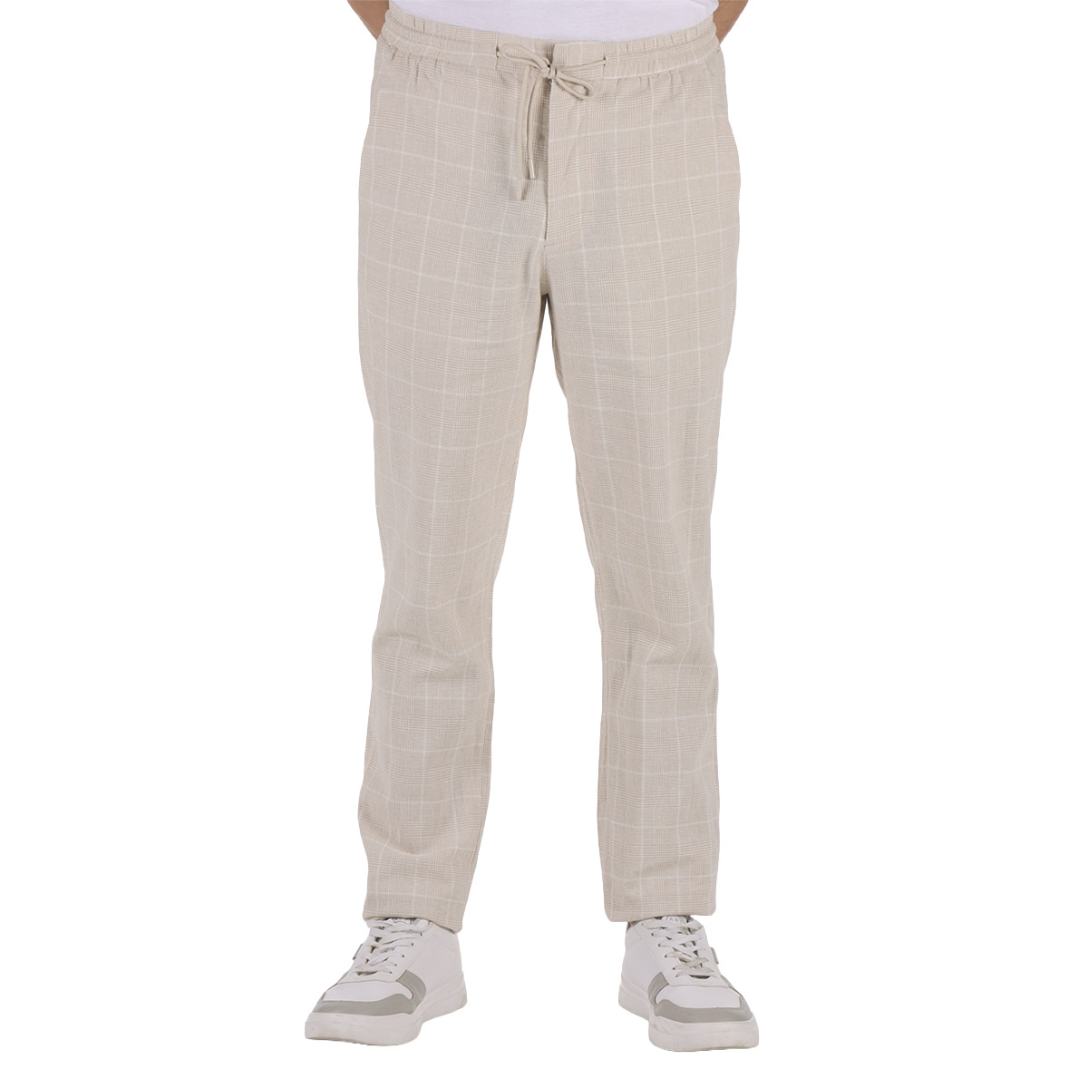 Pantal&oacute;n Cuadros Jareta Casual Bruno Magnani para Hombre image number null