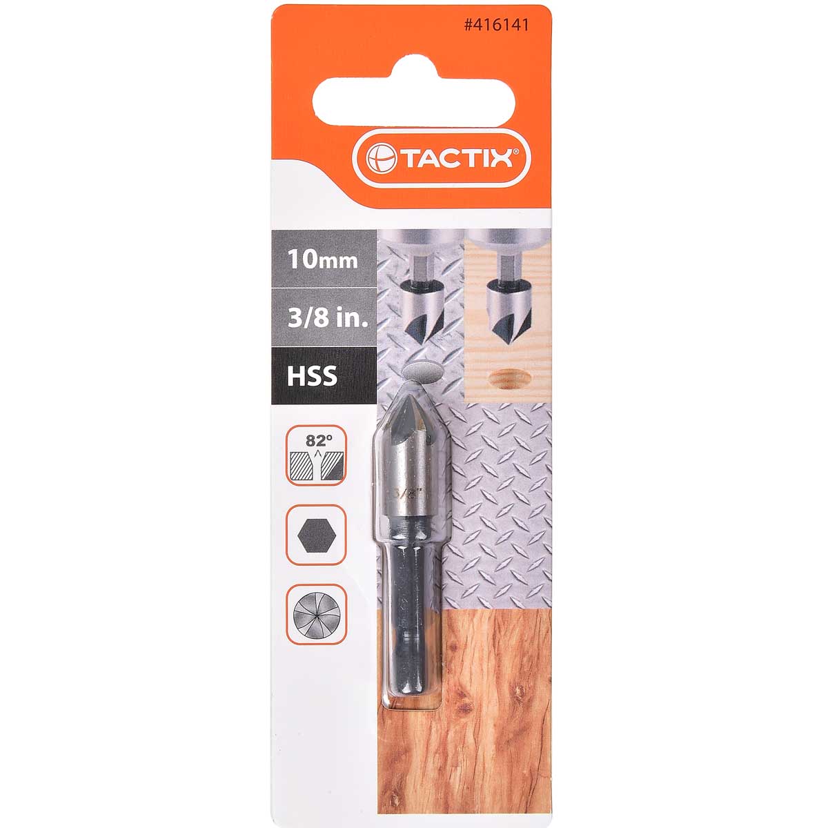 Broca Madera Tornillo Oculta Hoyo 10MM(3/8") Tactix image number null