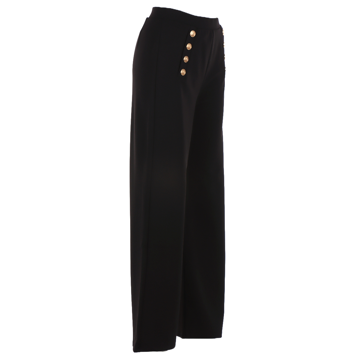 Pantal&oacute;n Marinero con Detalle de Botones Frontales Life Styler para Mujer image number null
