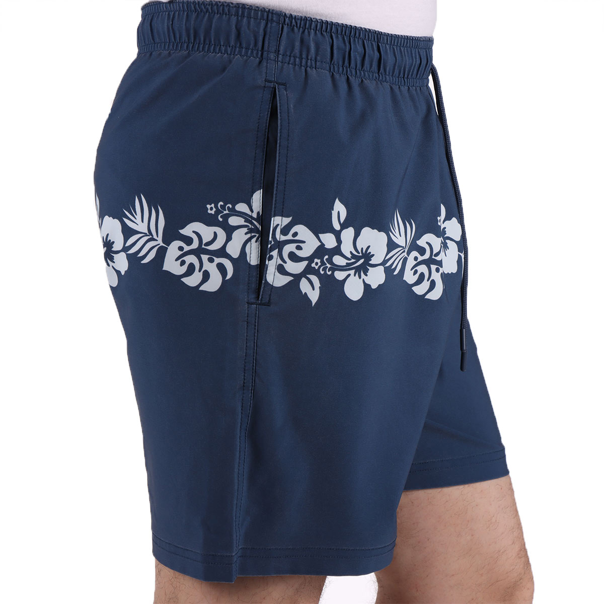 Traje de Ba&ntilde;o Short Estampado Tropical Fukka para Hombre image number null