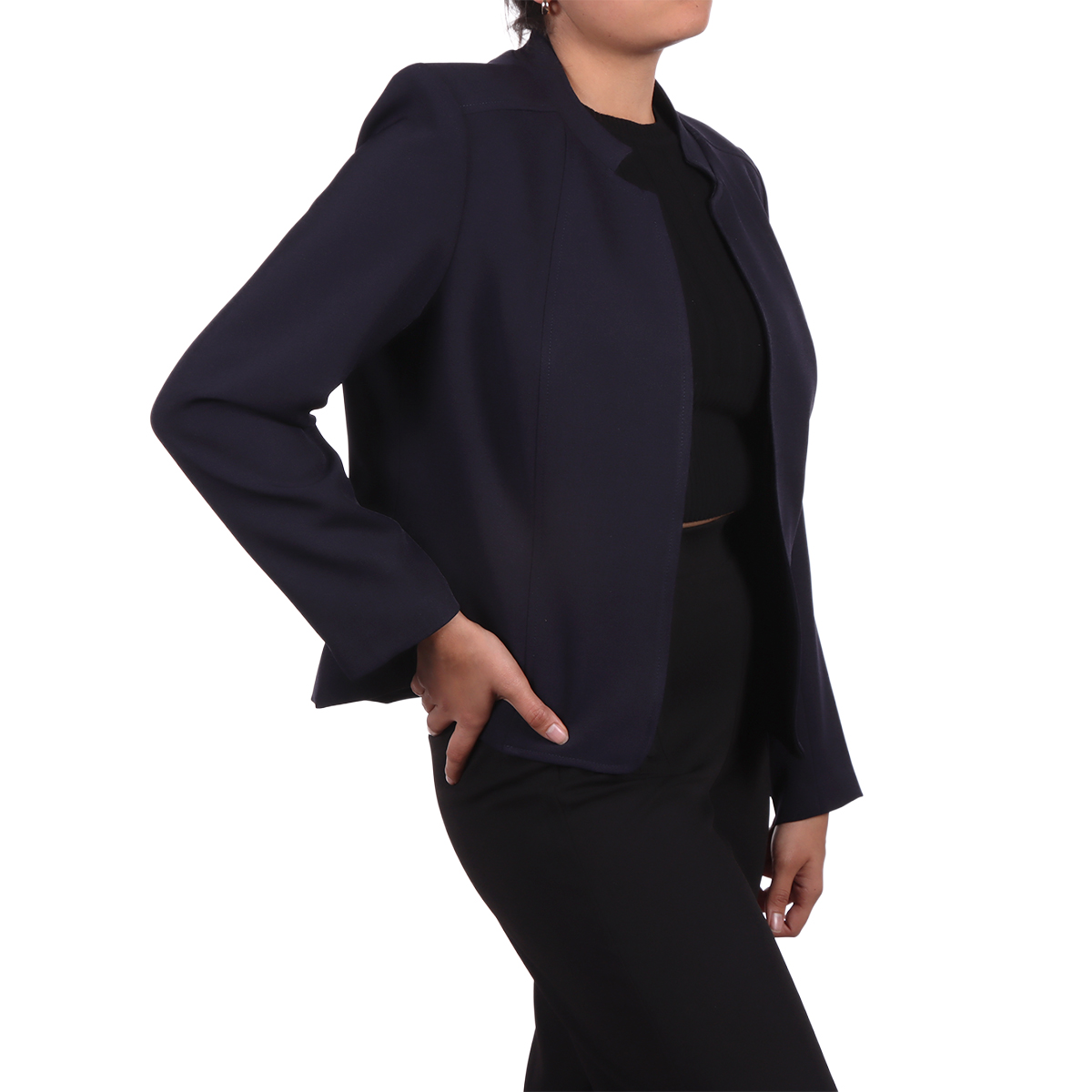 Saco Liso Manga Larga Elegancia Diva By Gamus para Mujer image number null