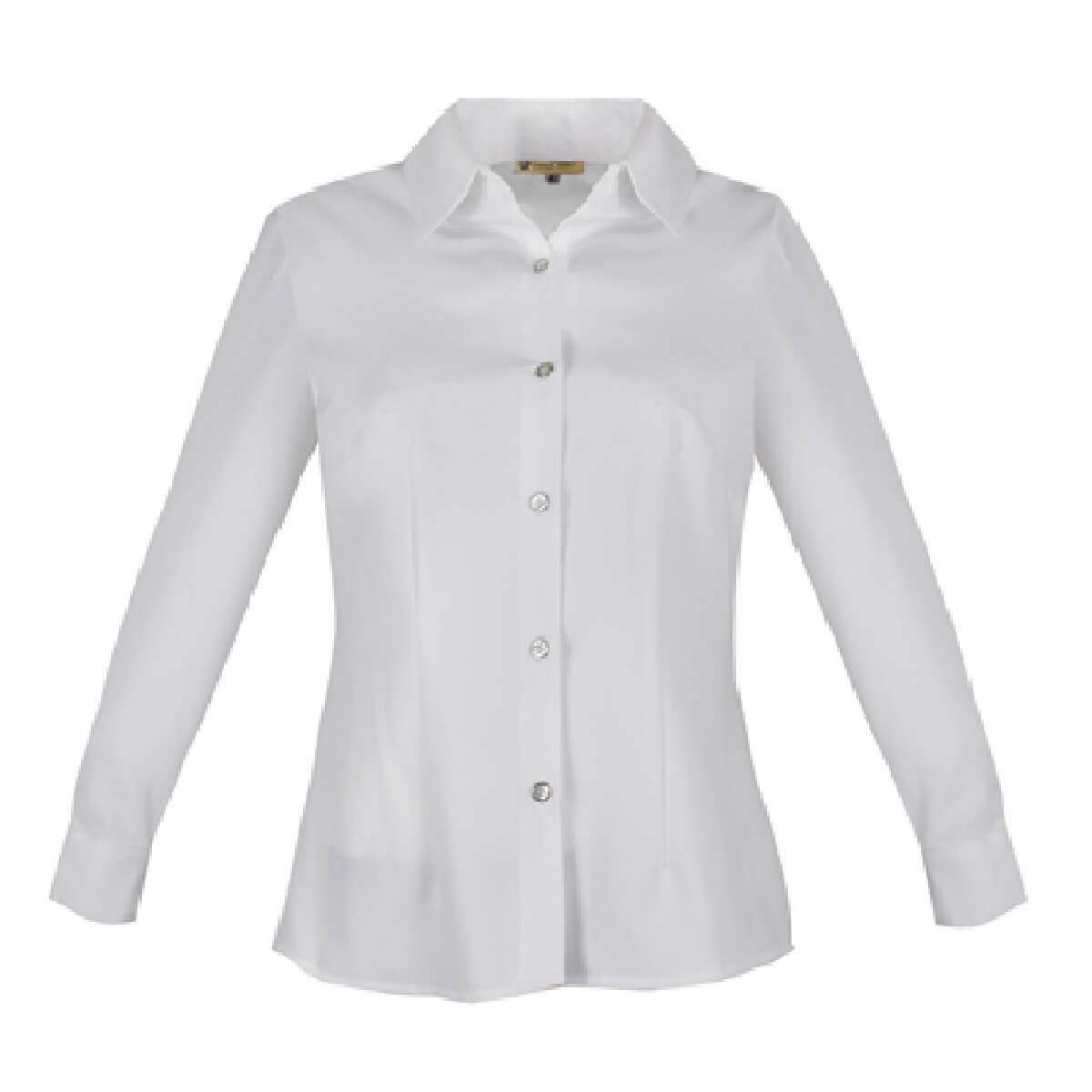 Blusa B&aacute;sica Camisera Relax Manga Larga Color Blanco Pavla Mint image number null