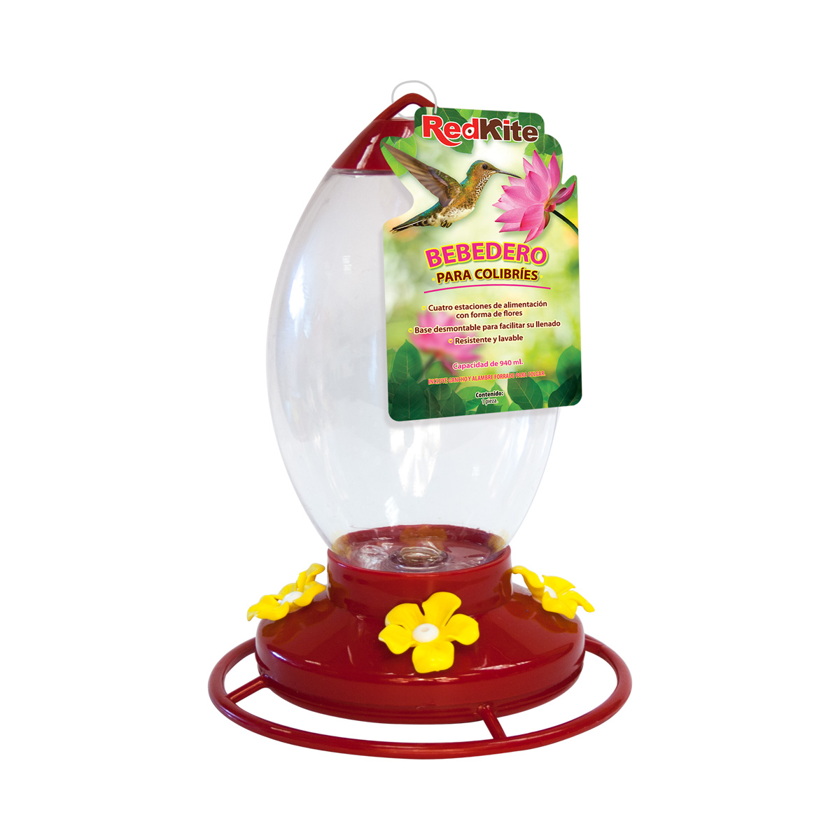 Bebedero para Colibri 940ml Redkite image number null