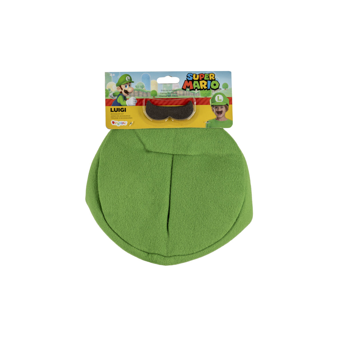 Kit de Sombrero de Luigi con Bigote Unitalla DISGUISE image number null