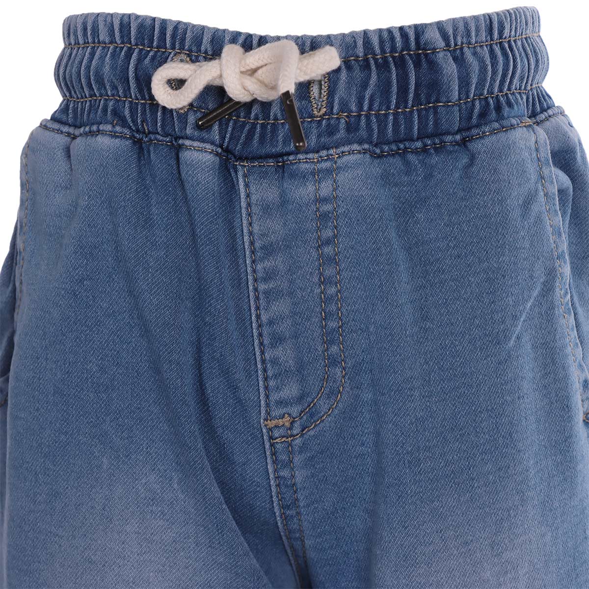 Pantal&oacute;n Jogger Denim C&oacute;modo con El&aacute;stico Fukka Beb&eacute; image number null