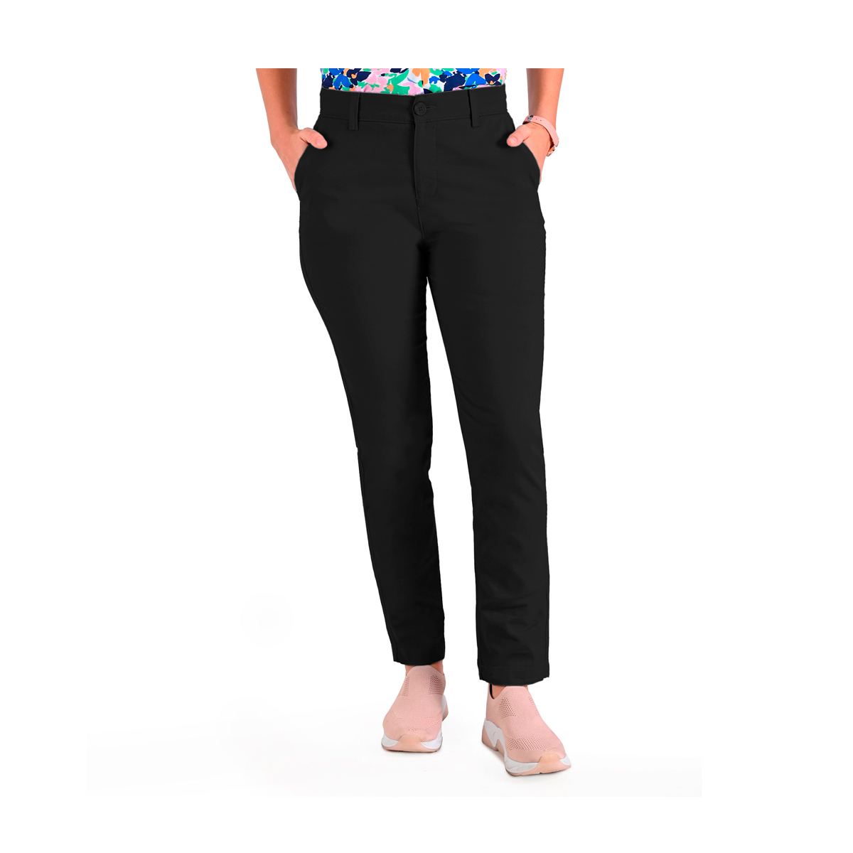 Pantal&oacute;n Casual Sin Pinza Slim Supply Para Mujer Casual image number null
