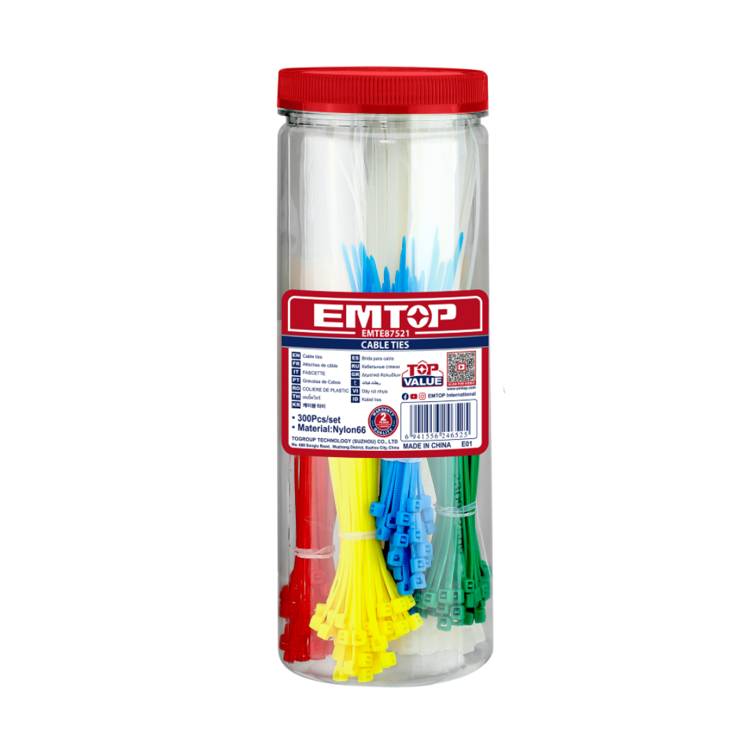 PAQUETE 300 SINCHOS DE COLOR AZ ROJ AM VE Y BL image number null