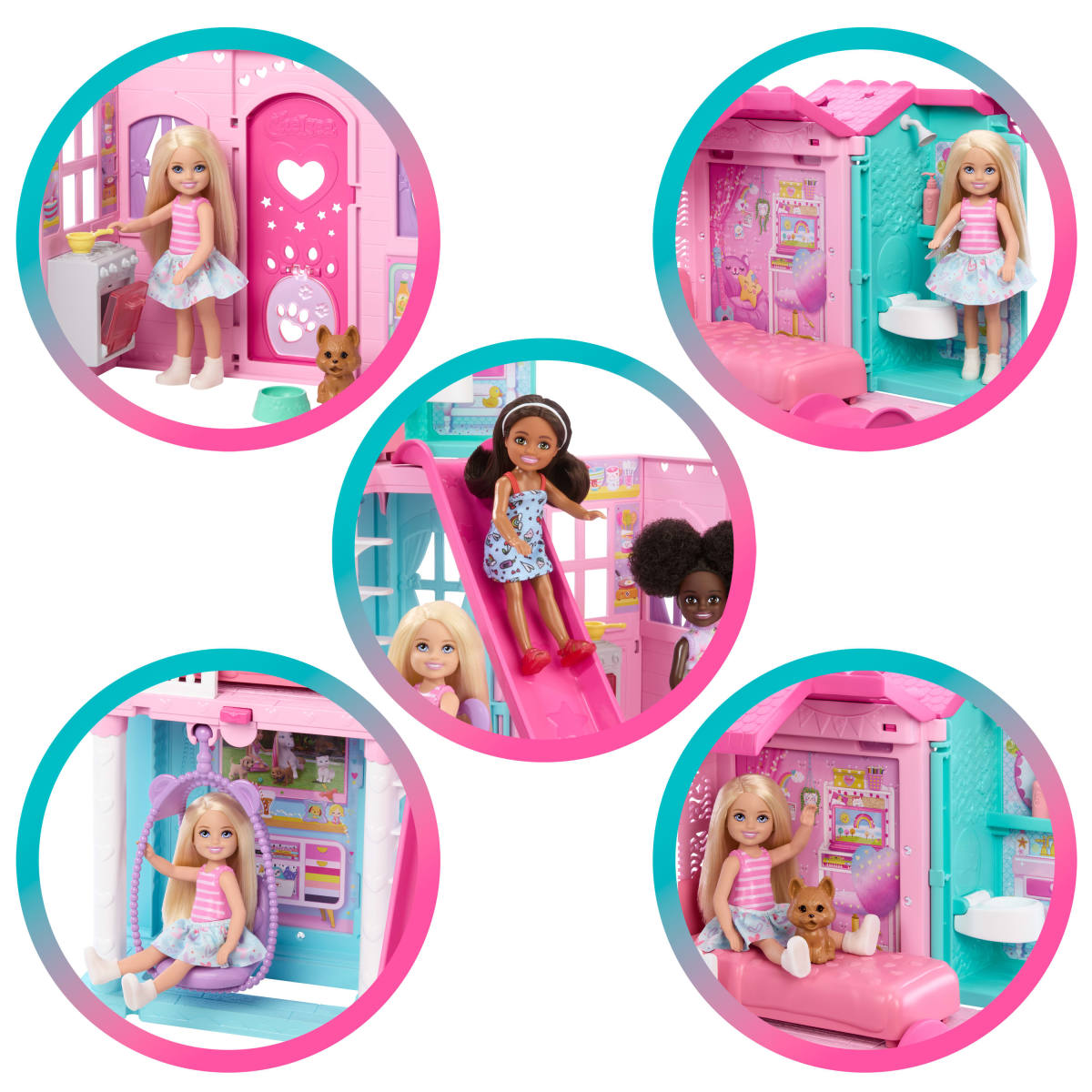 Casa de Mu&ntilde;ecas Barbie Transformable De Chelsea image number null
