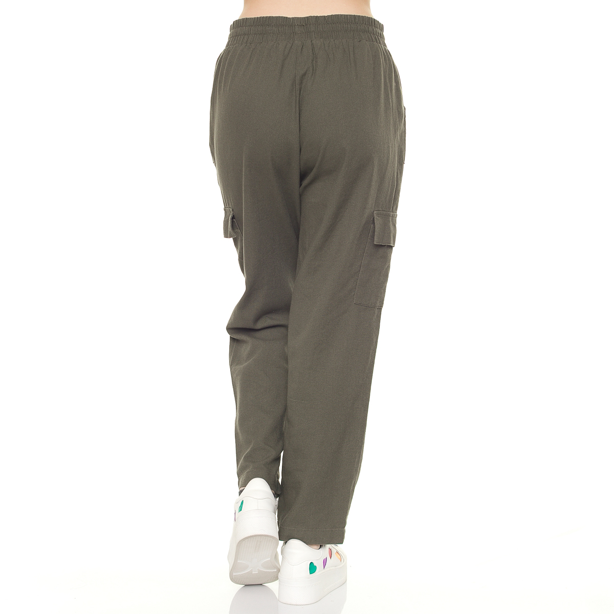 Pantal&oacute;n Cargo Con Jaretas Philosophy Jr Petite Para Mujer Petite image number null