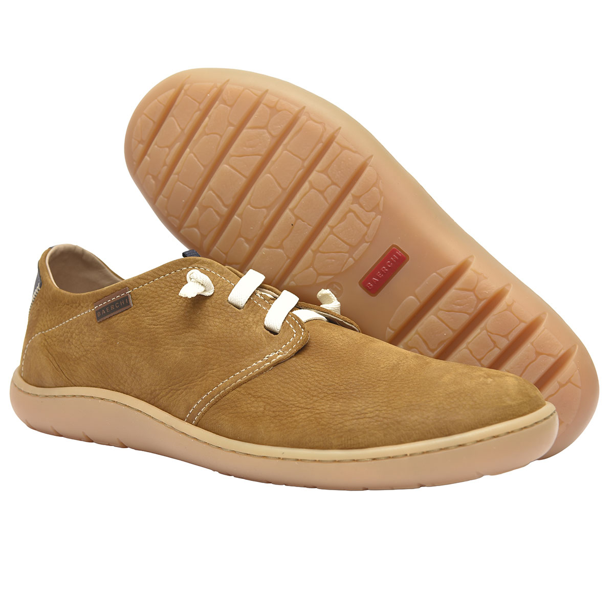 Zapato Casual en Piel Baerchi Caf&eacute; para Hombre image number null