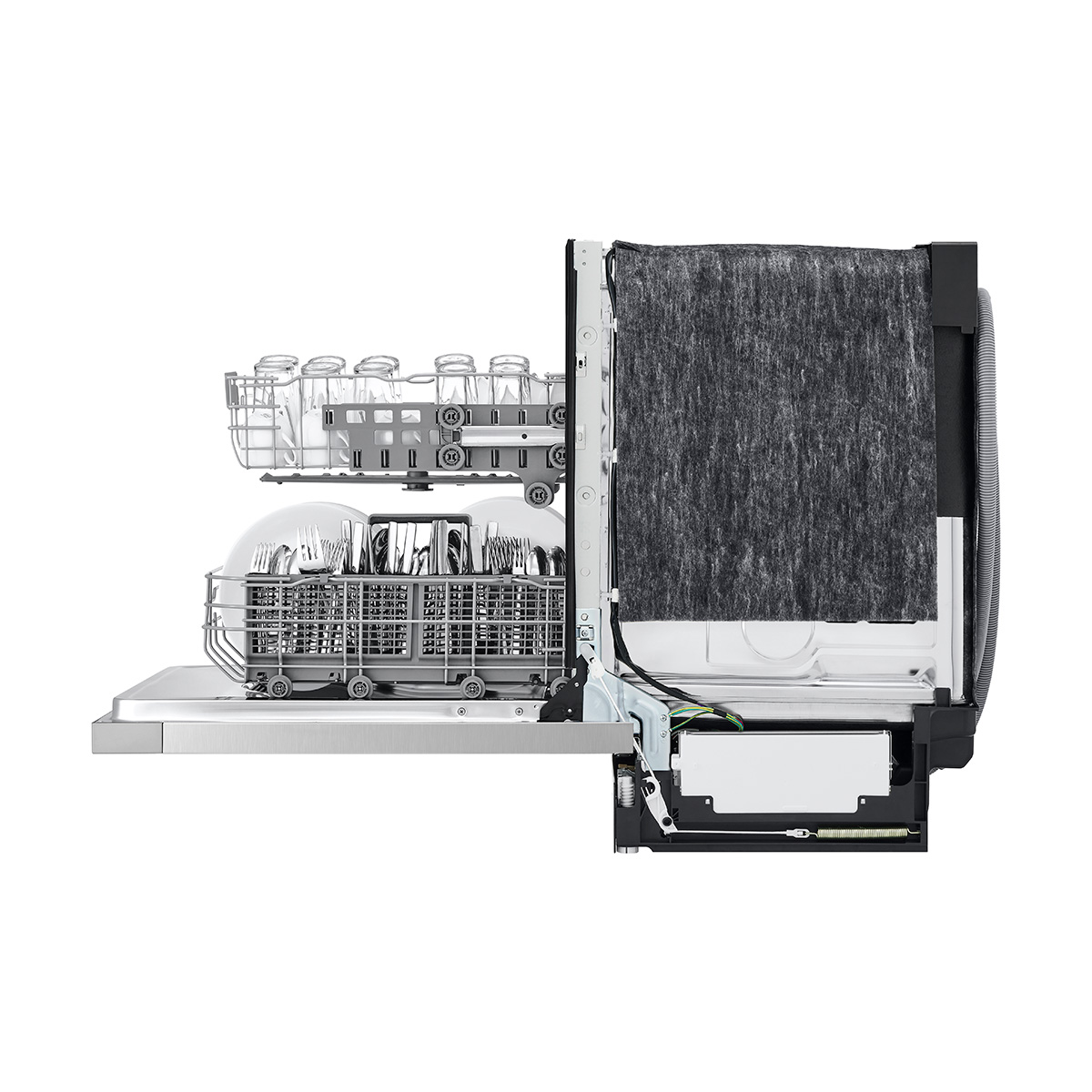 Lavavajillas LG QuadWash de Empotre Acero Inoxidable LDFN3432T image number null