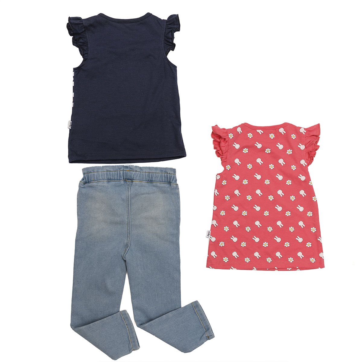 Set 3Pzas Playeras Manga Corta y Pantalon Miffy Para Beb&eacute; image number null