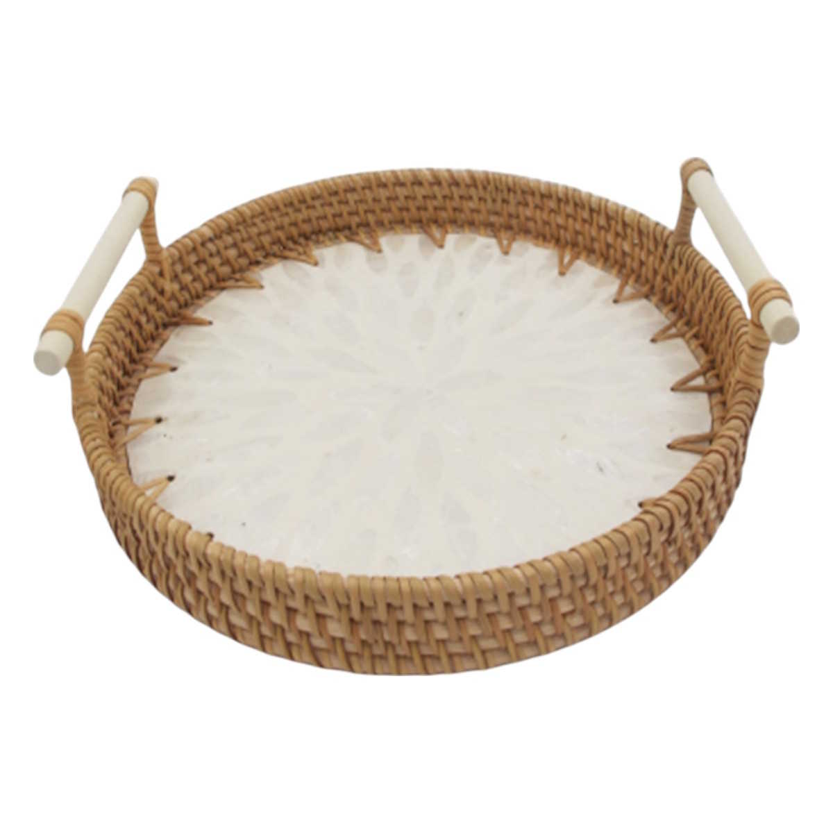 Charola Lottie Redonda Grande Natural Zense image number null
