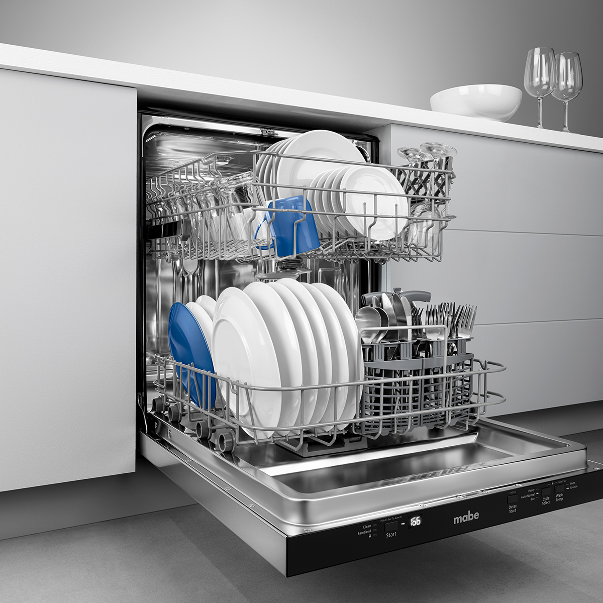 Lavavajilla Empotrable Mabe 12 Serv Dm1260tpss Inox image number null