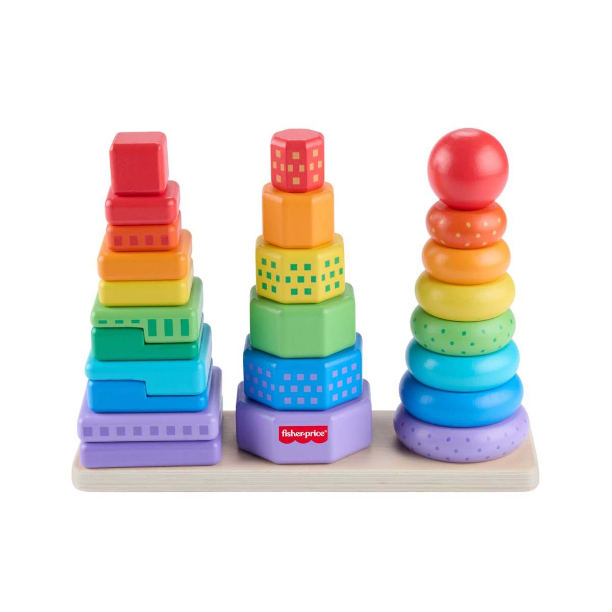 Fisher Price Para Bebes Torres De Actividades De Madera Mattel image number null