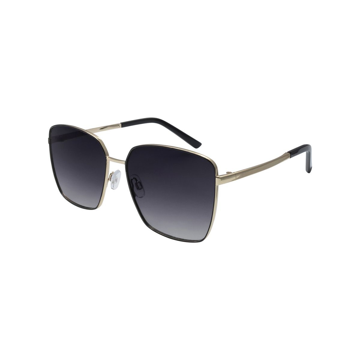 Lentes de Sol cuadrados metal dorado-negro Emanuel Ungaro image number null